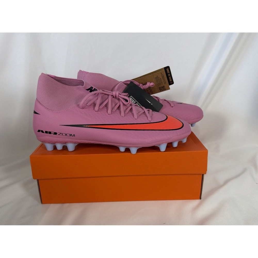 Nike Zoom Superfly Cleat 10 Academy AG Magic Flamingo/Black Men 9 Women 10.5